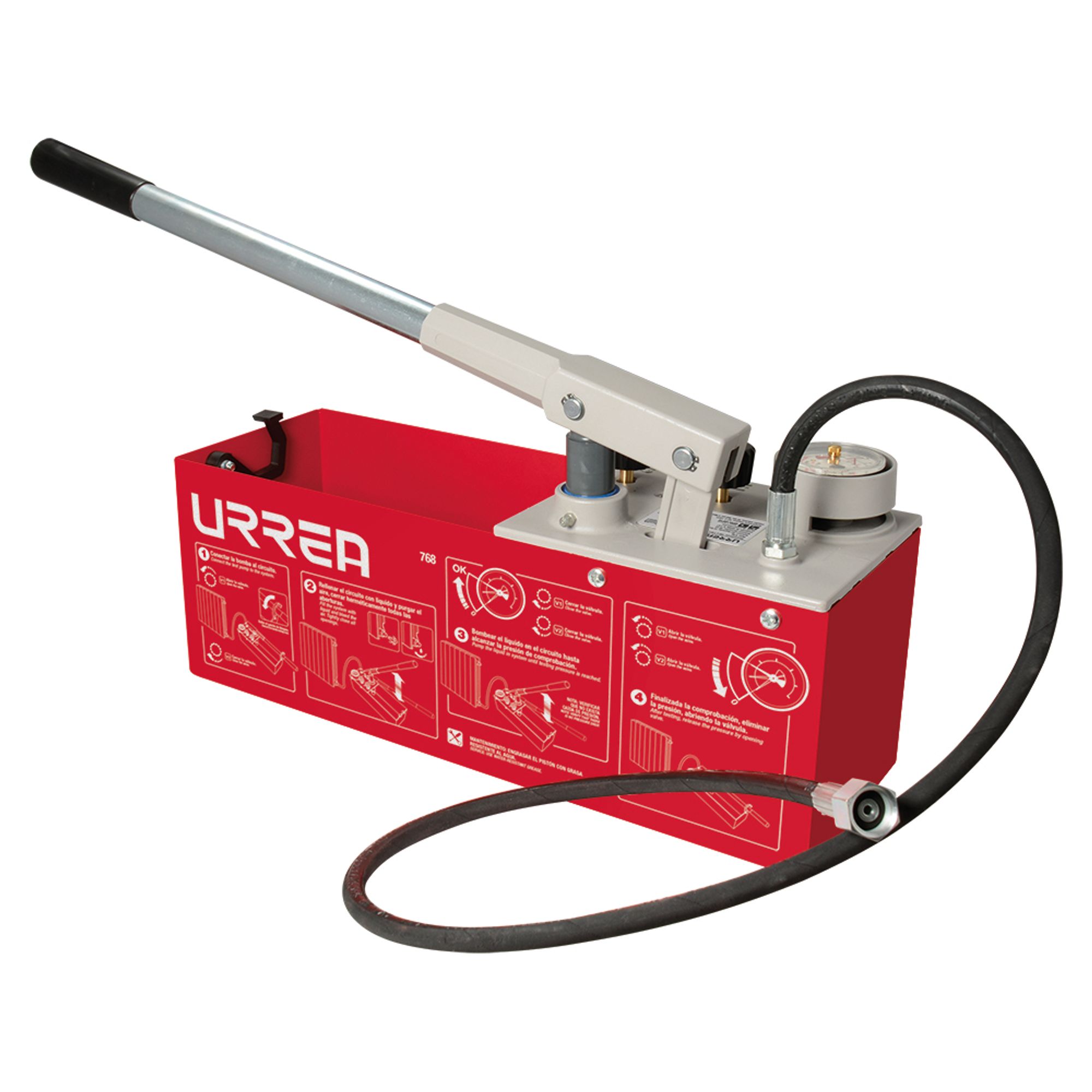 BOMBA COMPROBACION FUGAS 60 BAR 860 PSI URREA URREA 768 - Mersol Sureste México