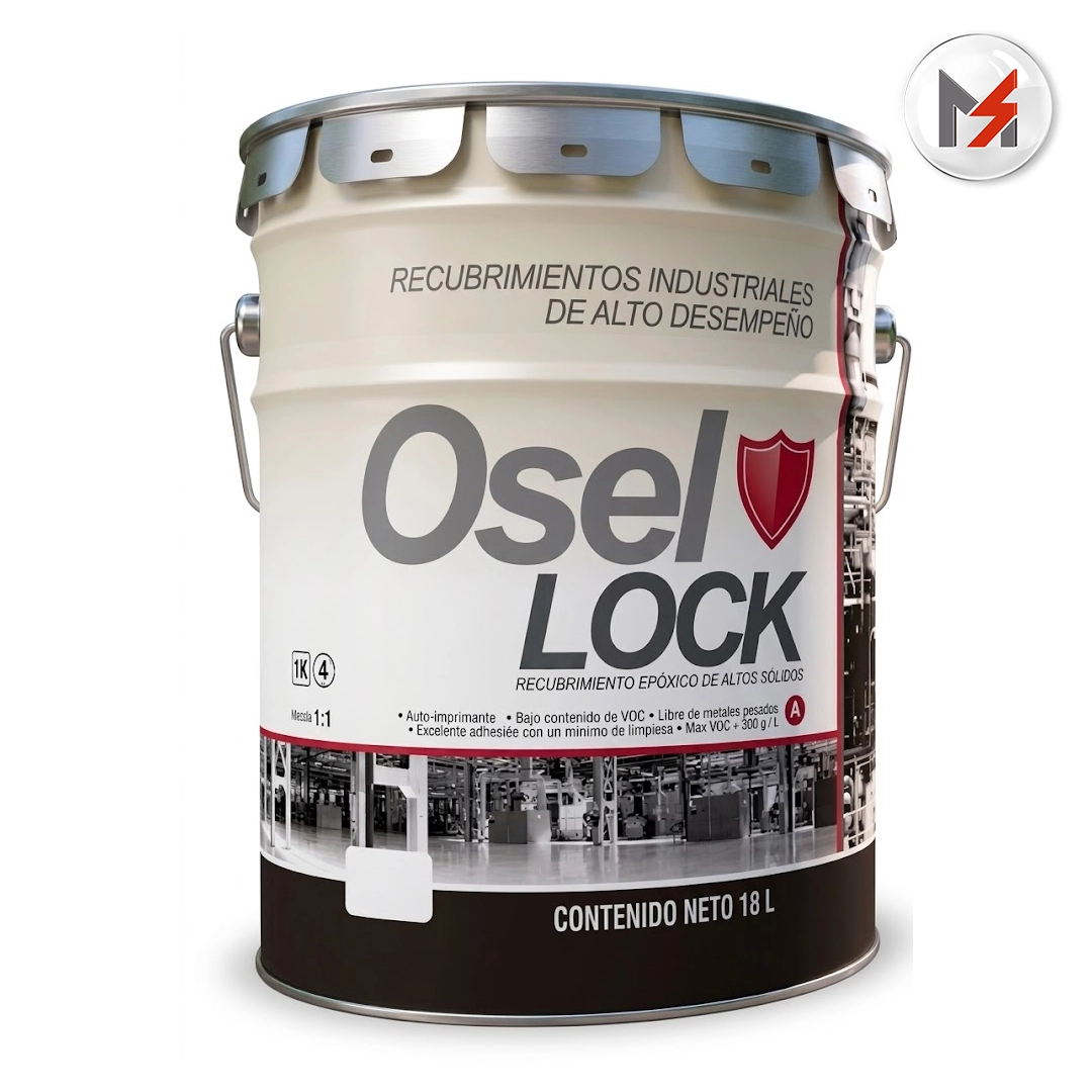 CATALIZADOR LOCK 475 EPOXICO 75% 1:1 PARTE B CUBETA 18L OSEL OSEL 8401-B18Q - Mersol Sureste México