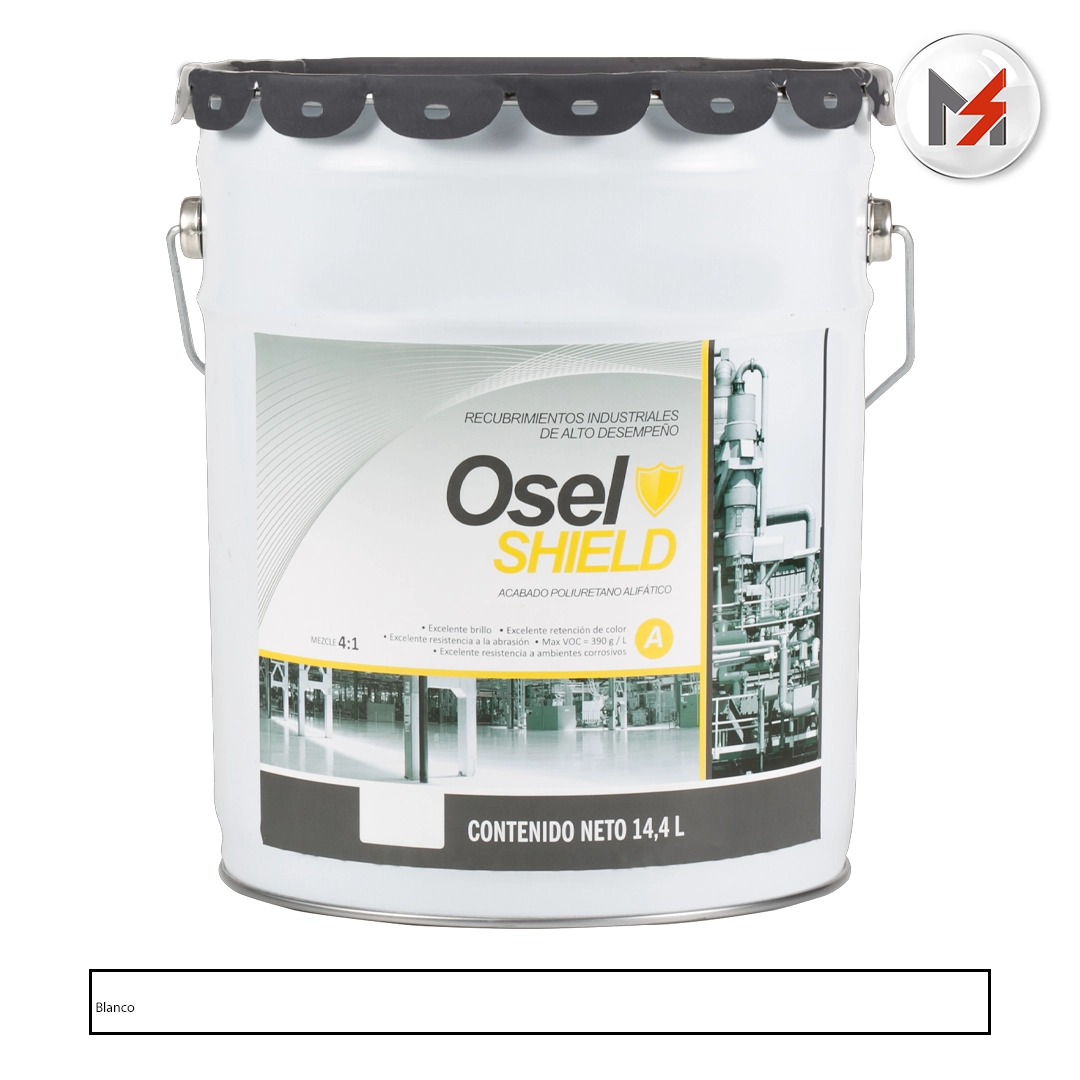 RECUBRIMIENTO INDUSTRIAL SHIELD 370 BLANCO 4:1 CUBETA OSEL OSEL 8440-0021AQ - Mersol Sureste México