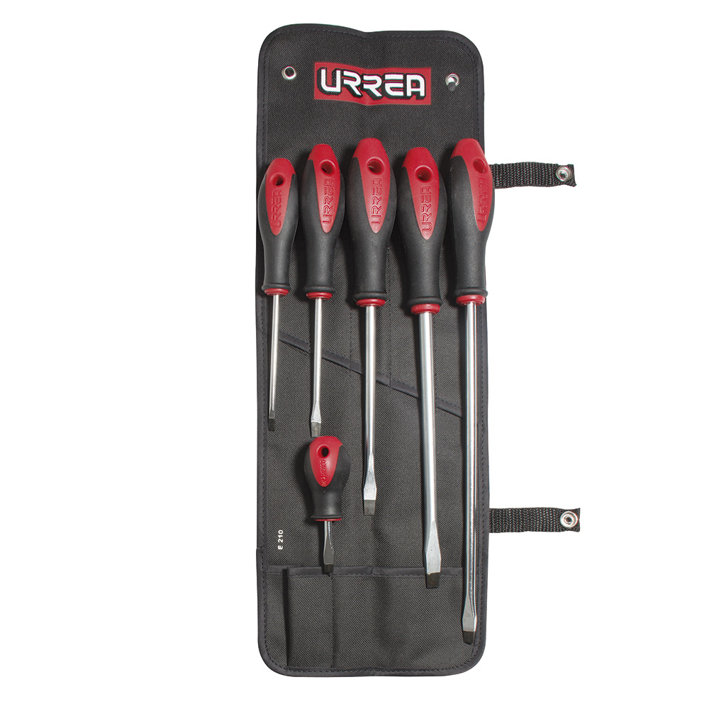JGO. 6 DESTORNILLADORES BIMATERIAL COMBINADO URREA URREA 8600B - Mersol Sureste México