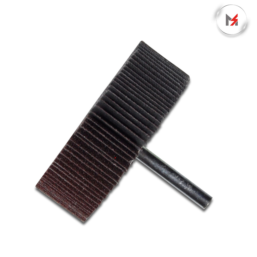 RUEDA FLAP CON VASTAGO GRANO 120 3 x 1 x 1/4 AUSTROMEX AUSTROMEX 907 - Mersol Sureste México