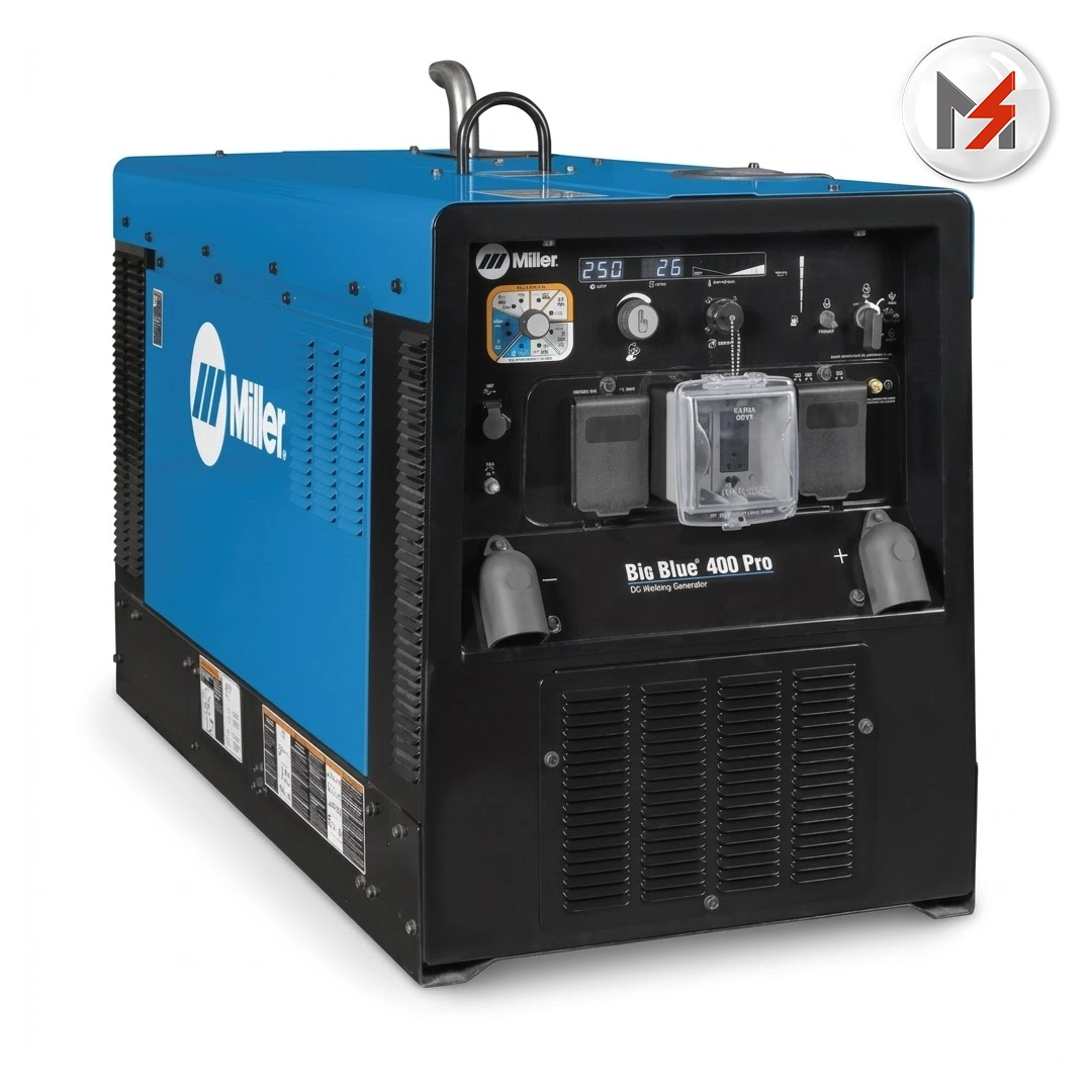 MAQ. SOLD. GENERADOR BIG BLUE 400 PRO DIESEL MOTOR KUBOTA MILLER