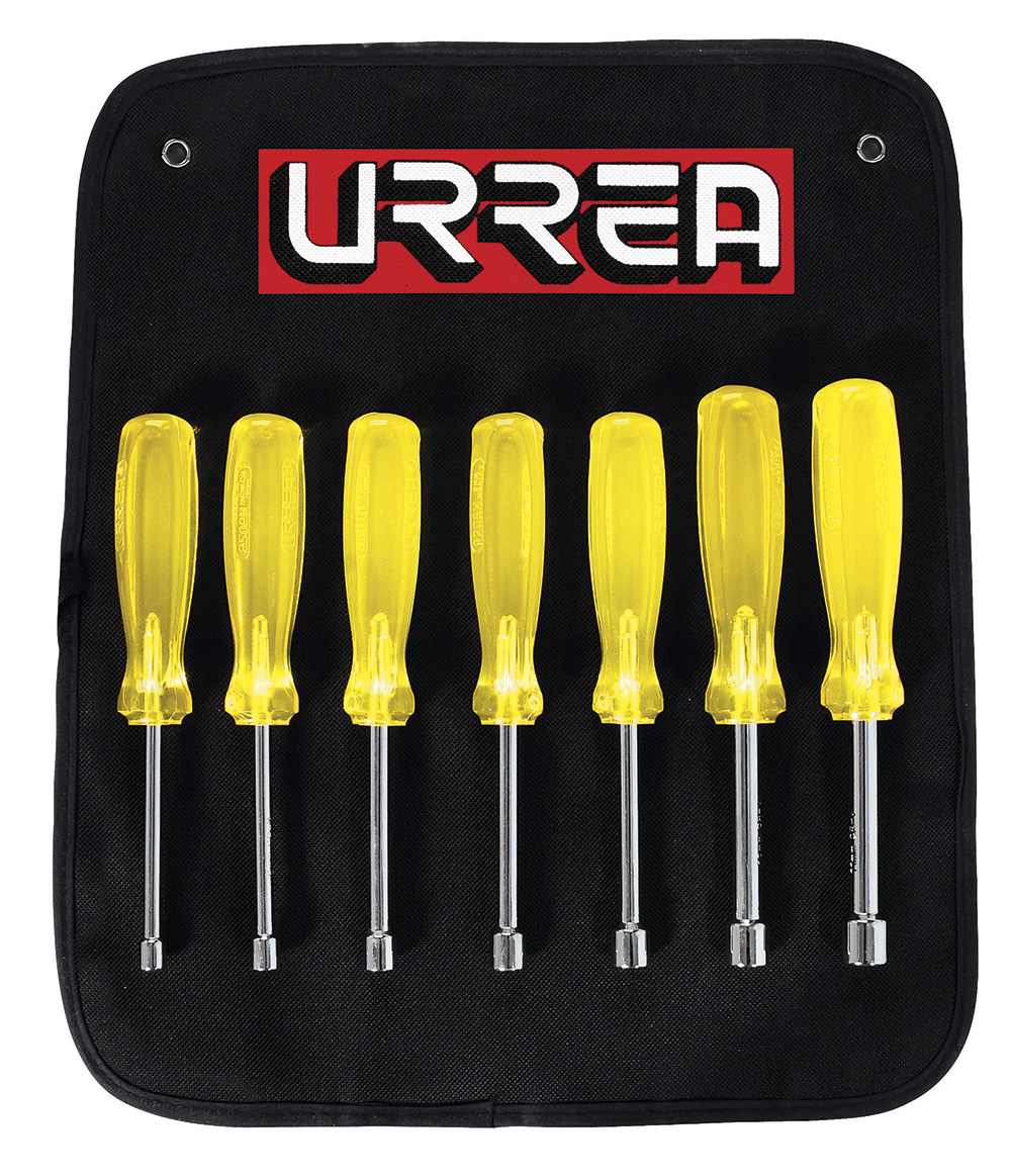 JGO. 7 DESTORNILLADORES AMBAR DE CAJA METRICOS URREA URREA 9230M - Mersol Sureste México