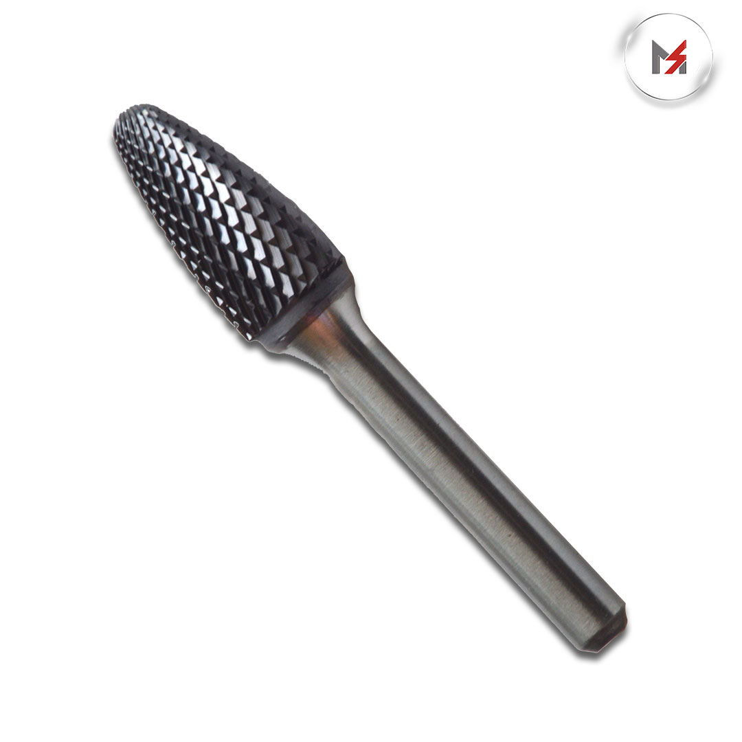 LIMA ROTATIVA DESBASTE TIPO SF-5 1/2 x 1 x 1/4 D/C TITANIO A AUSTROMEX 93 - Mersol Sureste México