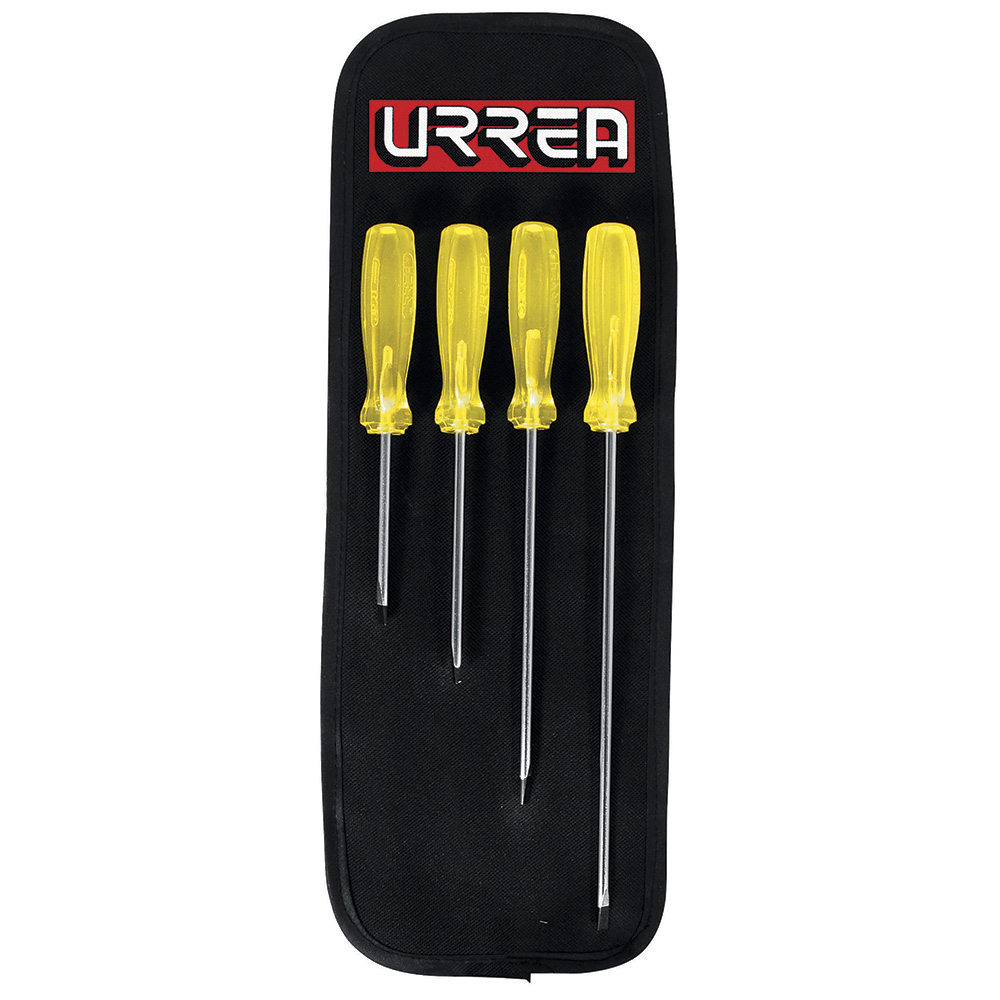 JGO. 4 DESTORNILLADORES AMBAR CABINET URREA URREA 9600C - Mersol Sureste México