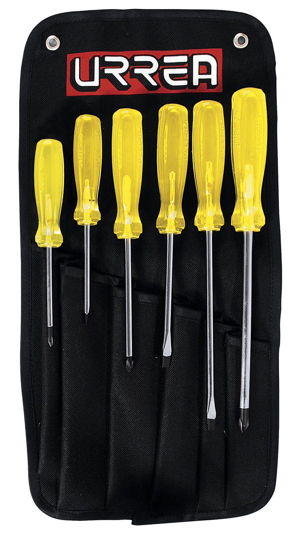 JGO. 6 DESTORNILLADORES AMBAR COMBINADO URREA 9600G - Mersol Sureste México