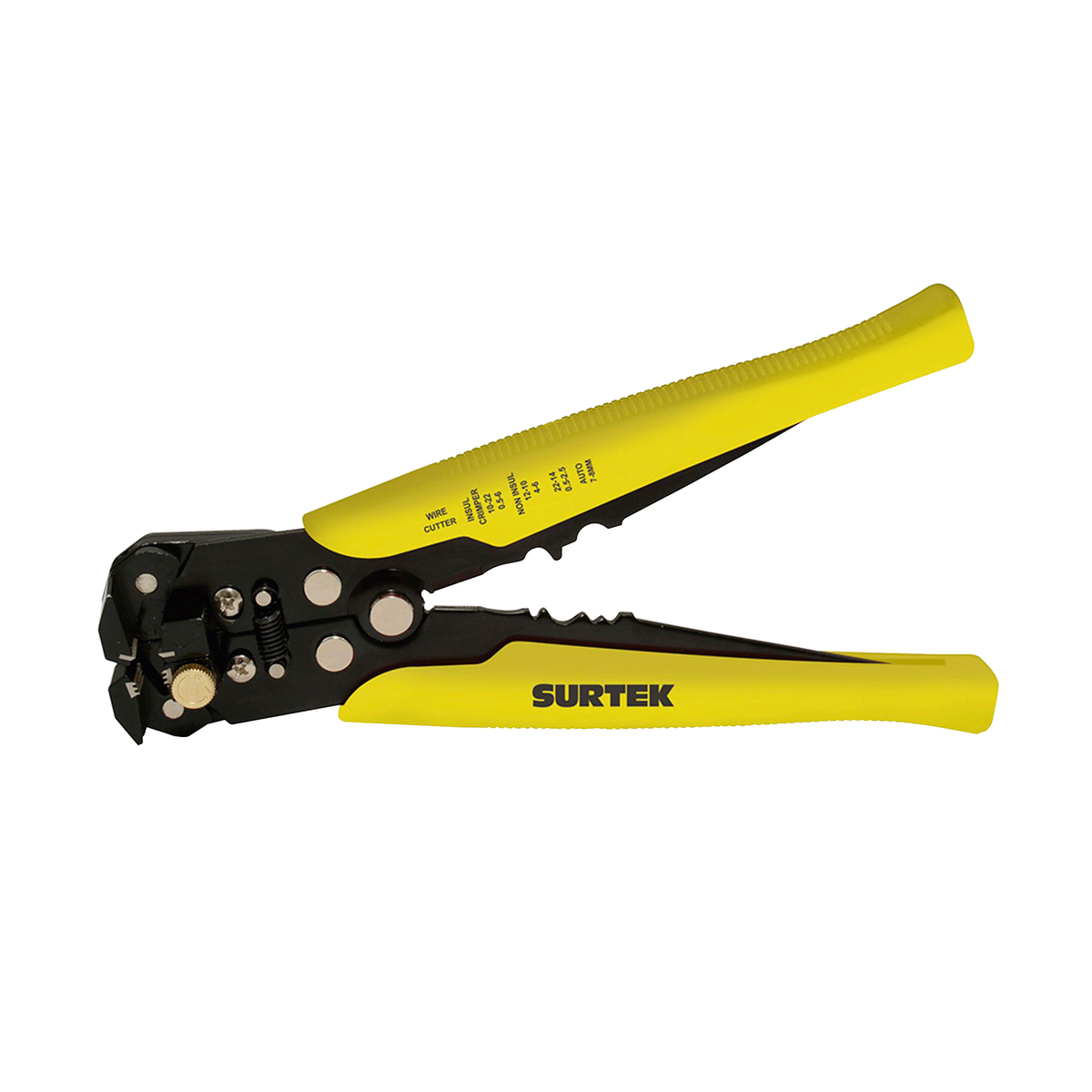 PINZA PELACABLE 10-24 AWG DE 8in AUTOMATICA SURTEK SURTEK 993 - Mersol Sureste México