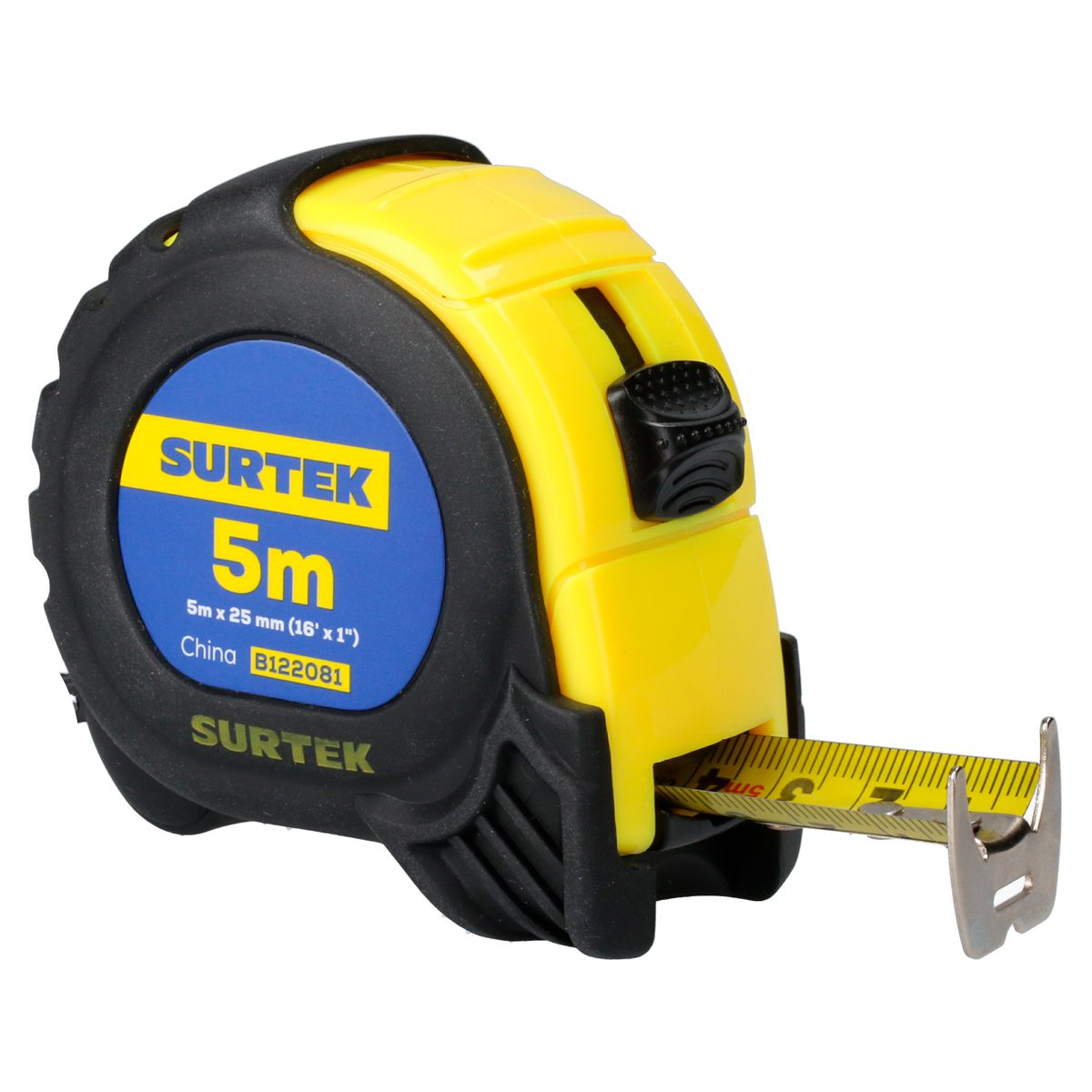 FLEXOMETRO ANTI-IMPACTO 5M x 1in SURTEK SURTEK B122081 - Mersol Sureste México