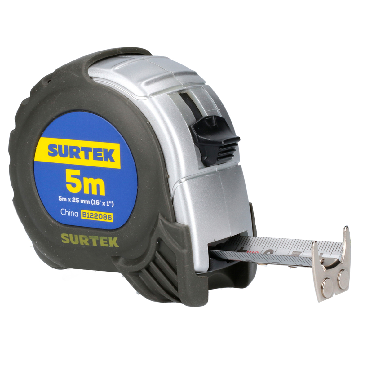 FLEXOMETRO ANTI-IMPACTO SILVER 5M X 1in SURTEK SURTEK B122086 - Mersol Sureste México