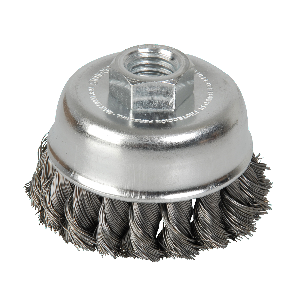 CARDA COPA TRENZADA DELGADO 4in X 0.35 MM CON ROSCA 5/8in SURT SURTEK C514 - Mersol Sureste México
