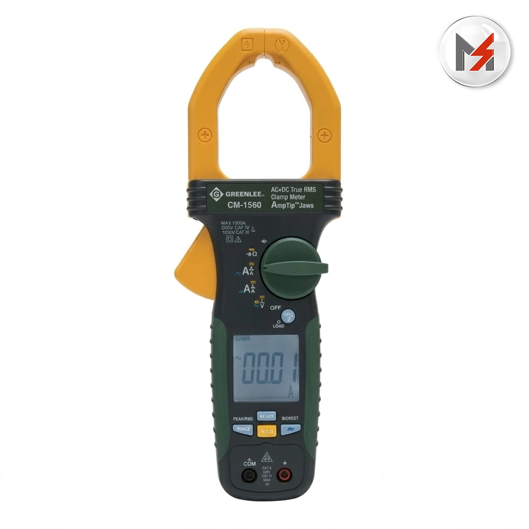 PINZA AMPERIMETRICA AC/DC TRUE RMS 1000V 1000A CALIBRADA GREENLEE
