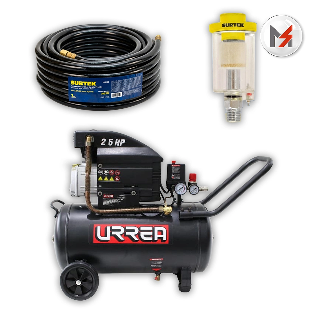 COMPRESOR 2.5HP 50L URREA URREA COMP850 - Mersol Sureste México