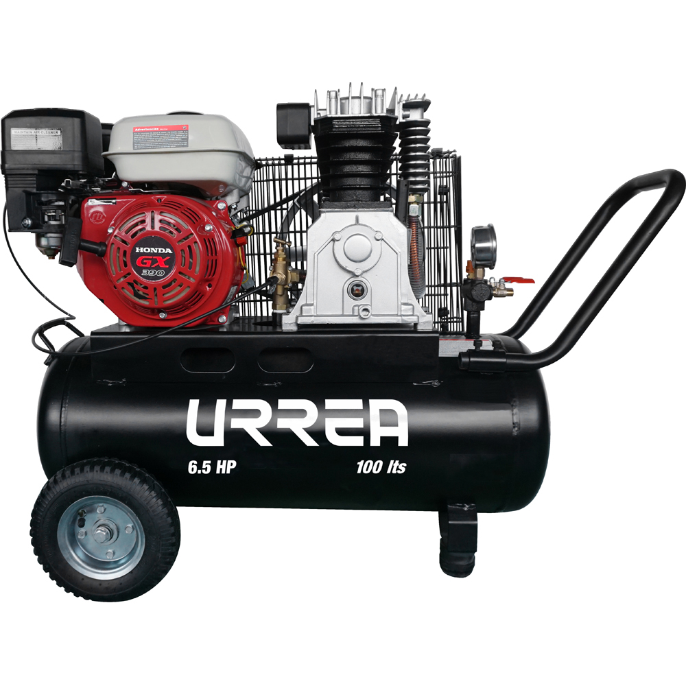 COMPRESOR A GASOLINA 6.5HP 100L (pvl) URREA URREA COMP9100A - Mersol Sureste México