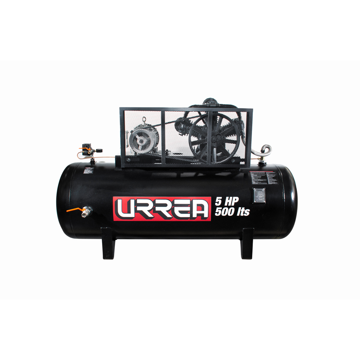 COMPRESOR DE AIRE IND. 500LT 5HP 220/440V 3 FASES USO EXT. PESADO URREA (pvl) URREA COMP9505 - Mersol Sureste México
