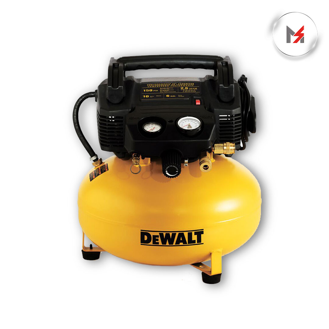 COMPRESOR 6 GAL TIPO HAMBURGUESA 165 PSI ACEITE DEWALT