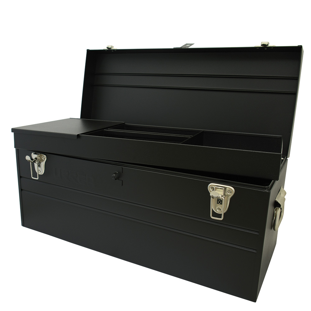 CAJA PORTAHERRAMIENTAS METALICA USO PESADO 60 X 25 X 28CM CA URREA D8C20 - Mersol Sureste México