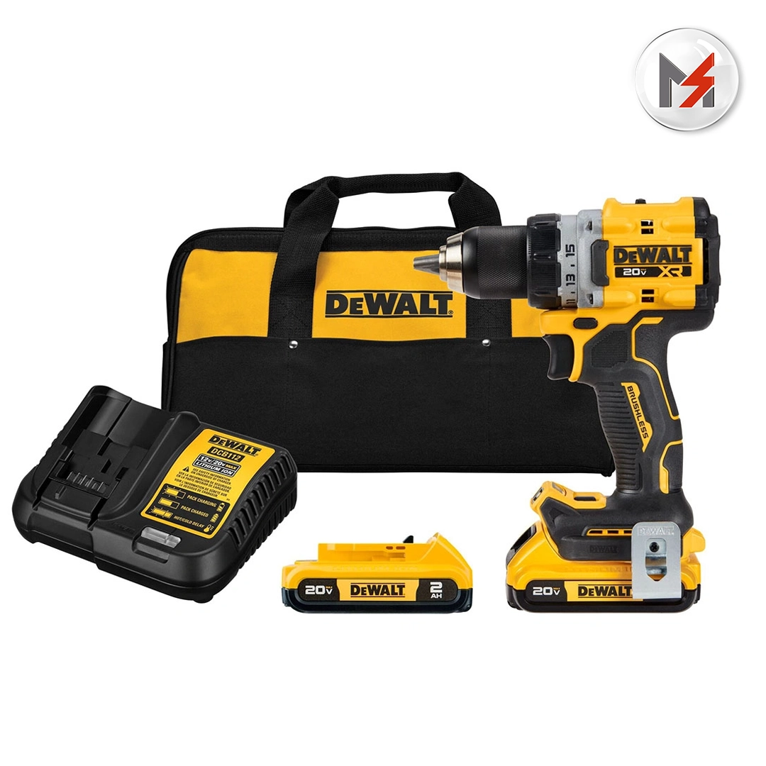 TALADRO 1/2in 20V MAX SIN CARBONES DEWALT DEWALT DCD791D2-B3 - Mersol Sureste México