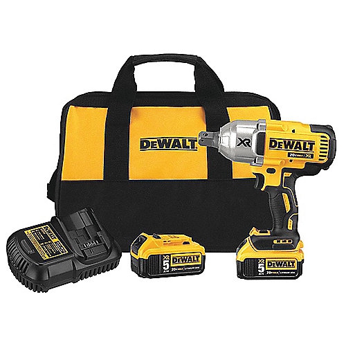 KIT DE LLAVE DE IMPACTO 20V BL 3/4in  DEWALT DEWALT DCF897P2 - Mersol Sureste México