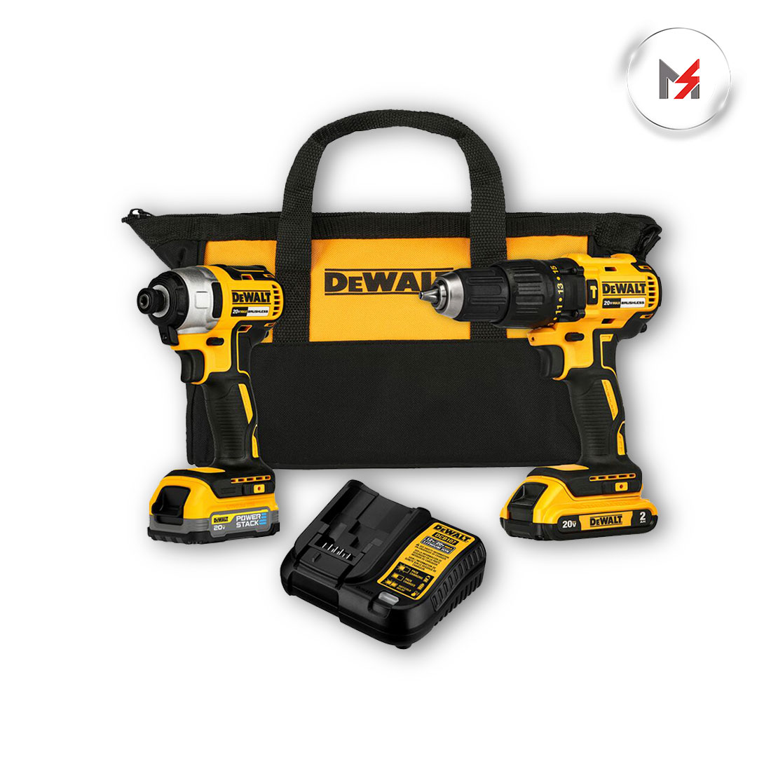 TALADRO PERCUTOR 1/2in Y ATORNILLADO 20V MAX DEWALT DEWALT DCK276D1E1-B3 - Mersol Sureste México