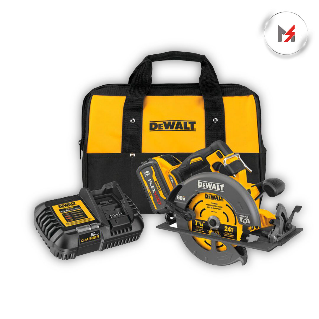 SIERRA CIRCULAR INALAMB. FLEXVOLT 7-1/4in 60V DEWALT DEWALT DCS578T1-B3 - Mersol Sureste México