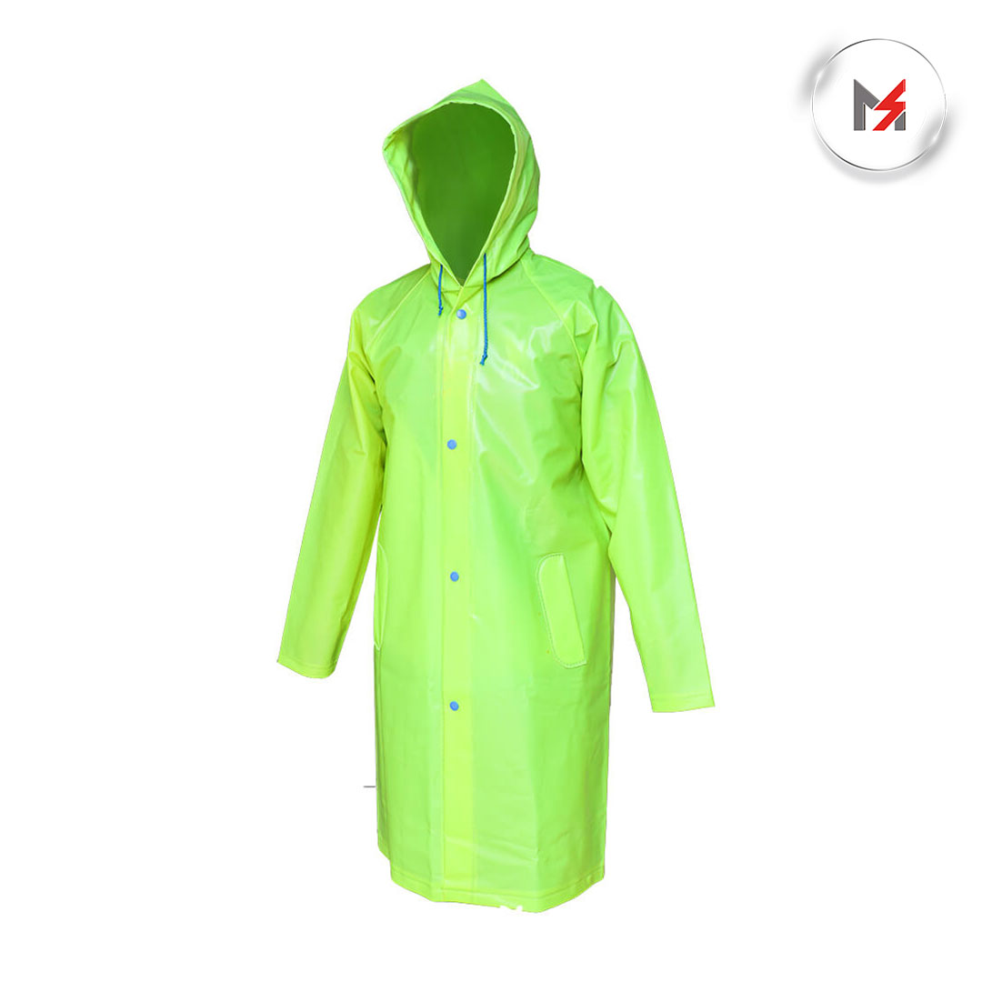 IMPERMEABLE GABARDINA T-XG VERDE-CORTA-LIGERA ALTA VISIVIL JYRSA DD-1119-HV-XG - Mersol Sureste México