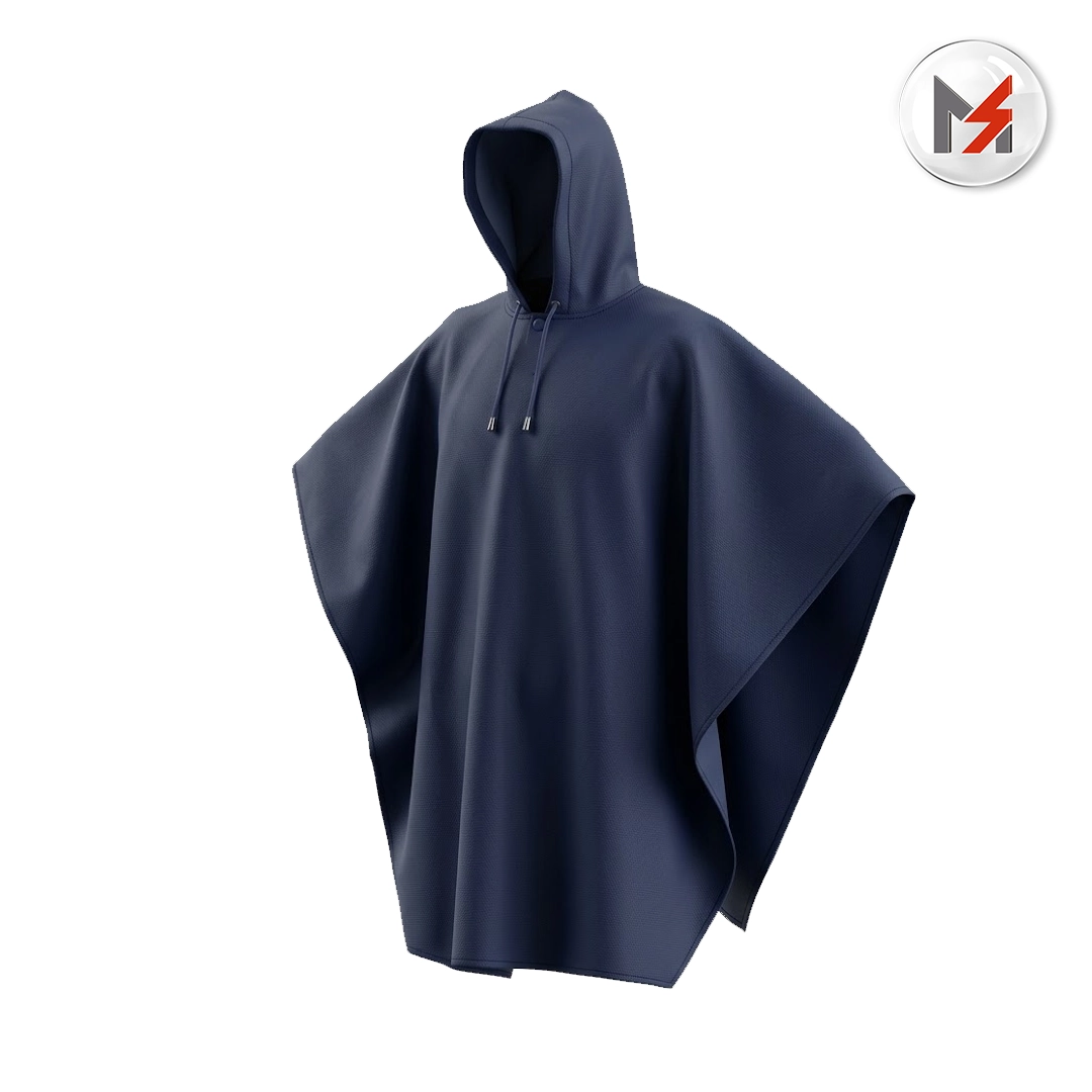 IMPERMEABLE CAPAMANGA AZUL MARINO-CORTA-GRUESO DRY DROP JYRSA DD-1124AZ - Mersol Sureste México