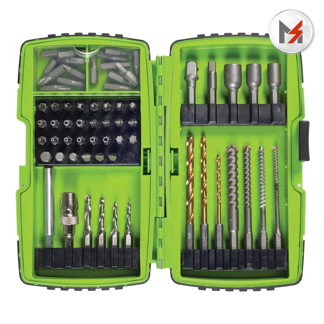 KIT DE BROCAS Y PUNTAS PARA TALADRO POP 1/4 RECUBIERTAS DE GREENLEE DDKIT-1-68 - Mersol Sureste México