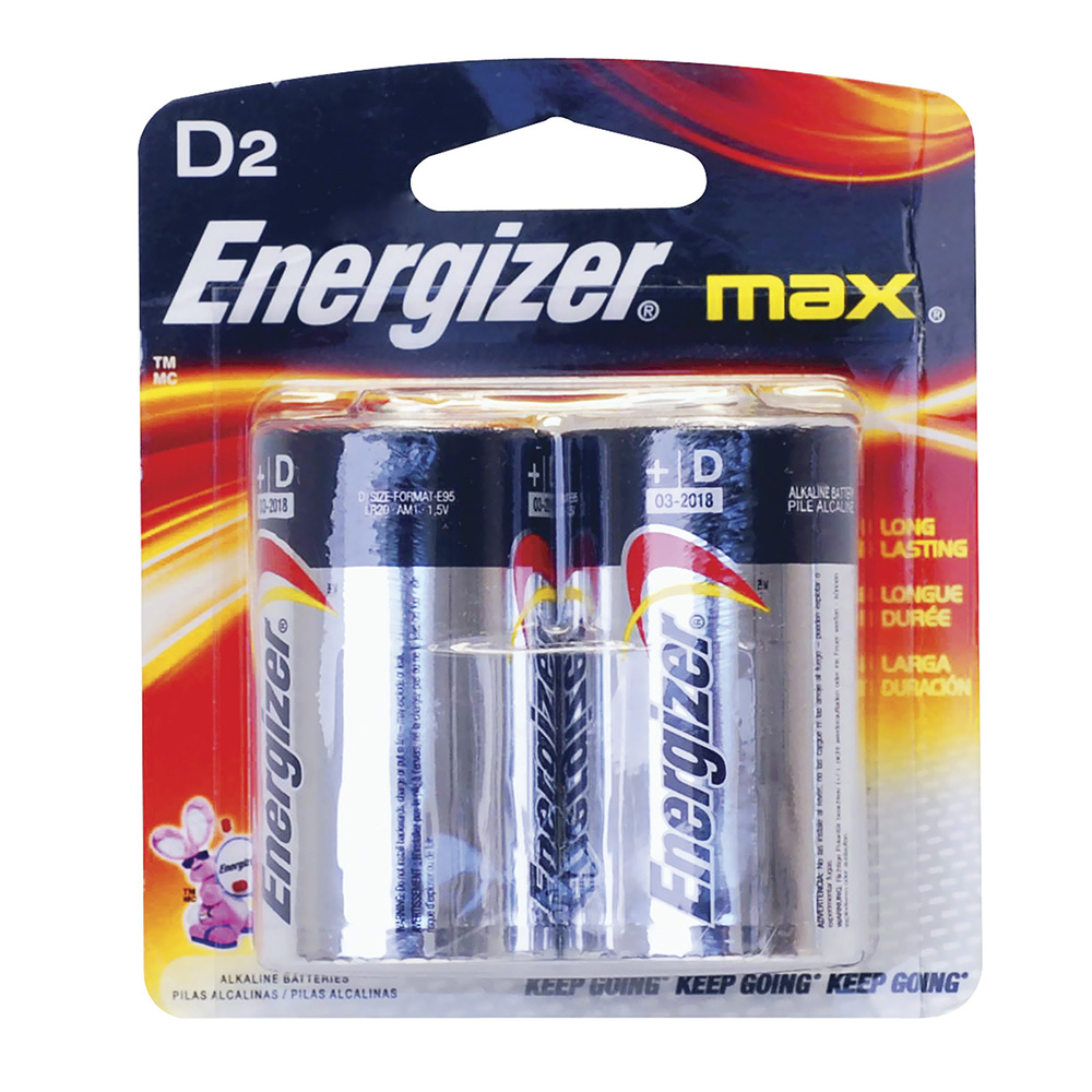 PILA ALCALINA MARCA ENERGIZER D CON 2 PIEZAS (pvl) SURTEK SURTEK E95BP-2 - Mersol Sureste México