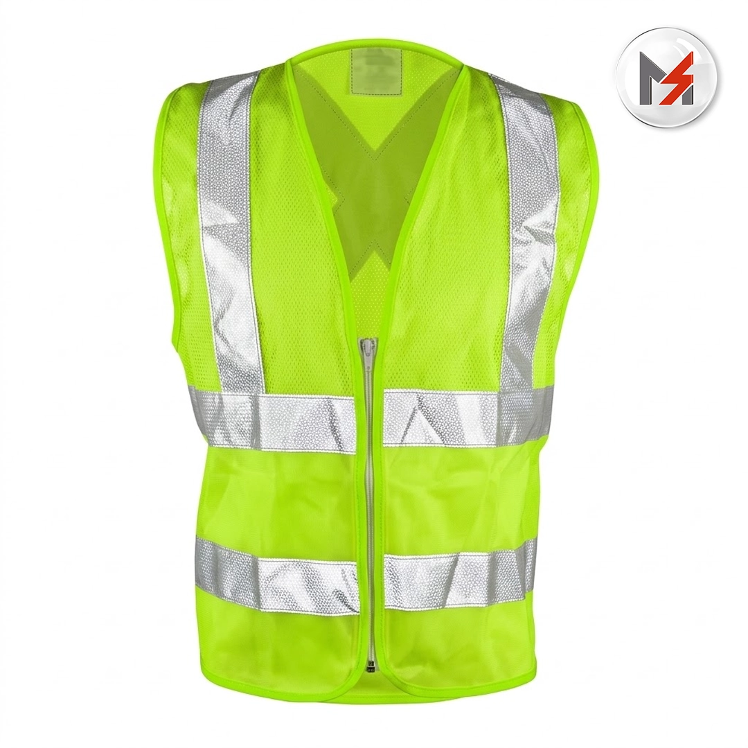 CHALECO AMARILLO HV TEJIDO TRICOLOR CON REFLEJANTE UNITALLA JYRSA JYRSA ECO-1139AMCR - Mersol Sureste México