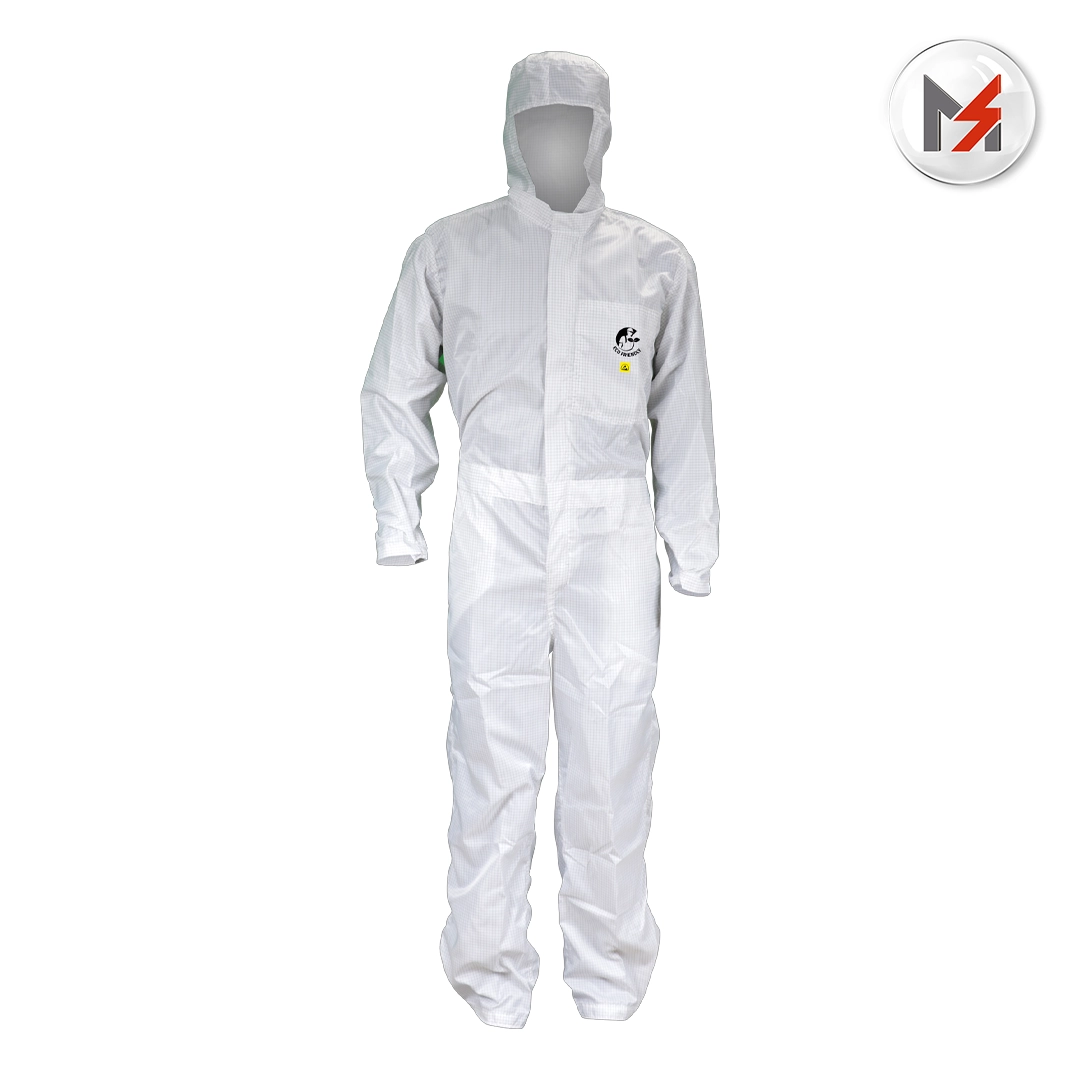 OVEROL ANTIESTATICO BLANCO T-GD JYRSA JYRSA ECO-6000GD - Mersol Sureste México