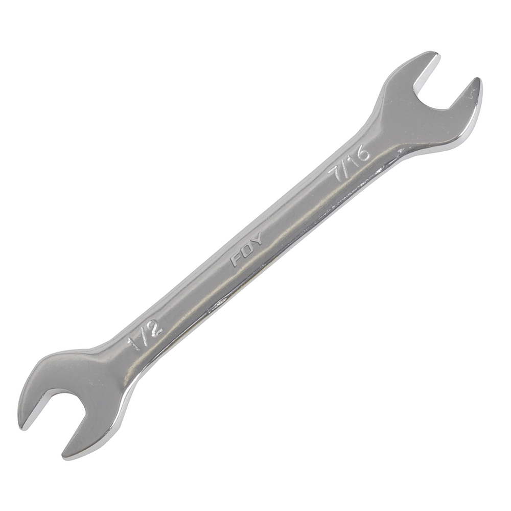 LLAVE ESPAÑOLA PULIDO ESPEJO 7/16 x 1/2in (pvl) FOY FOY ES1416 - Mersol Sureste México