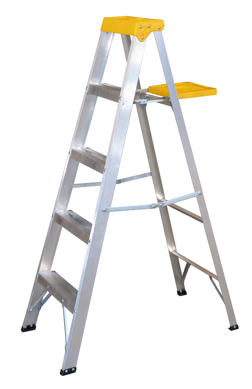 ESCALERA ALUMINIO TIPO TIJERA 4 PELDAÑOS 1.54 M SURTEK SURTEK ET4 - Mersol Sureste México
