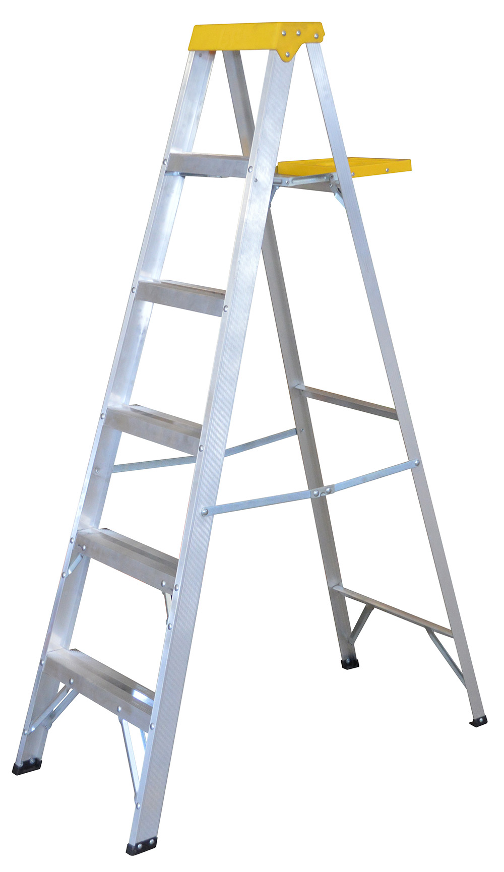 ESCALERA ALUMINIO TIPO TIJERA 5 PELDAÑOS 1.83 M SURTEK SURTEK ET5 - Mersol Sureste México