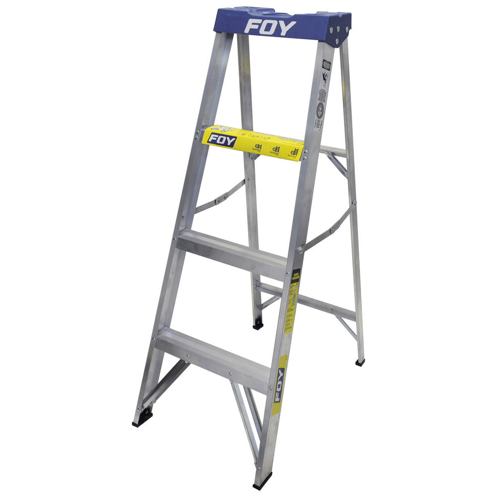 ESCALERA ALUMINIO TIPO TIJERA 3 ESCALONES (pvl) FOY FOY ETF3 - Mersol Sureste México