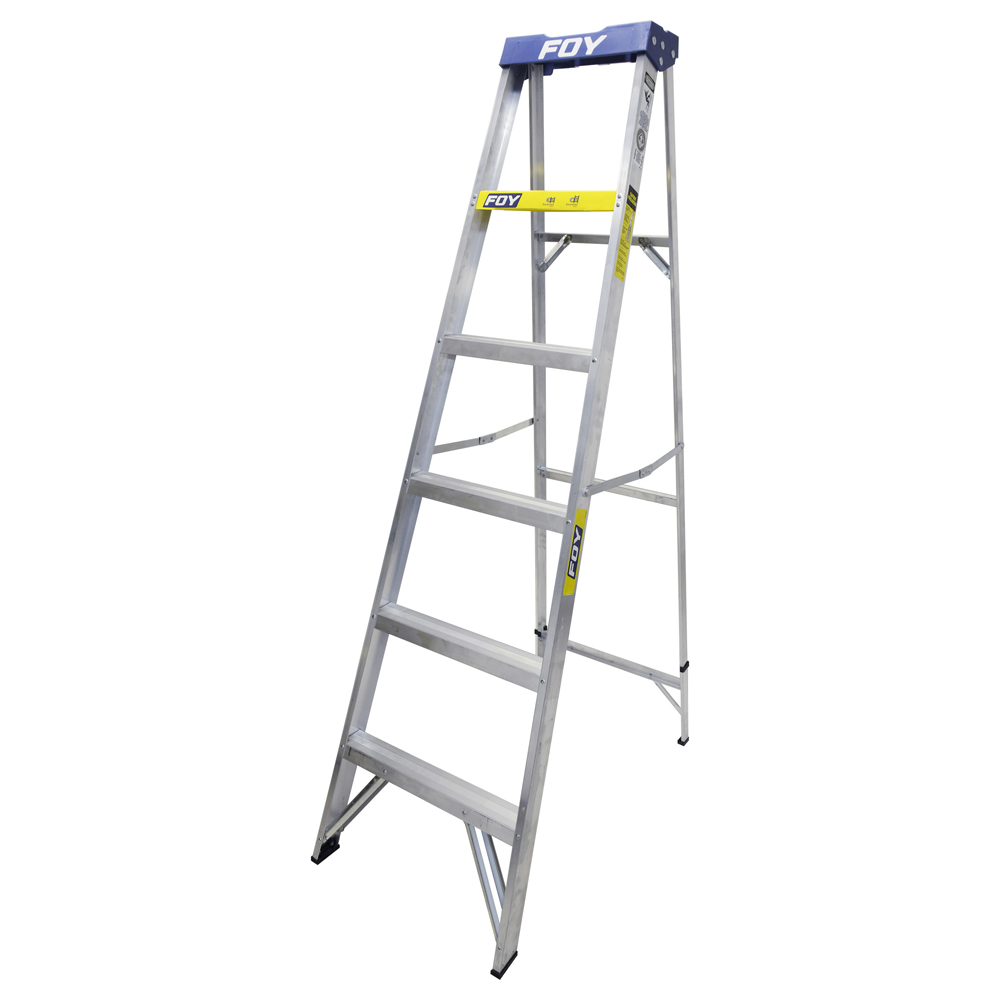 ESCALERA ALUMINIO TIPO TIJERA 5 ESCALONES (pvl) FOY FOY ETF5 - Mersol Sureste México