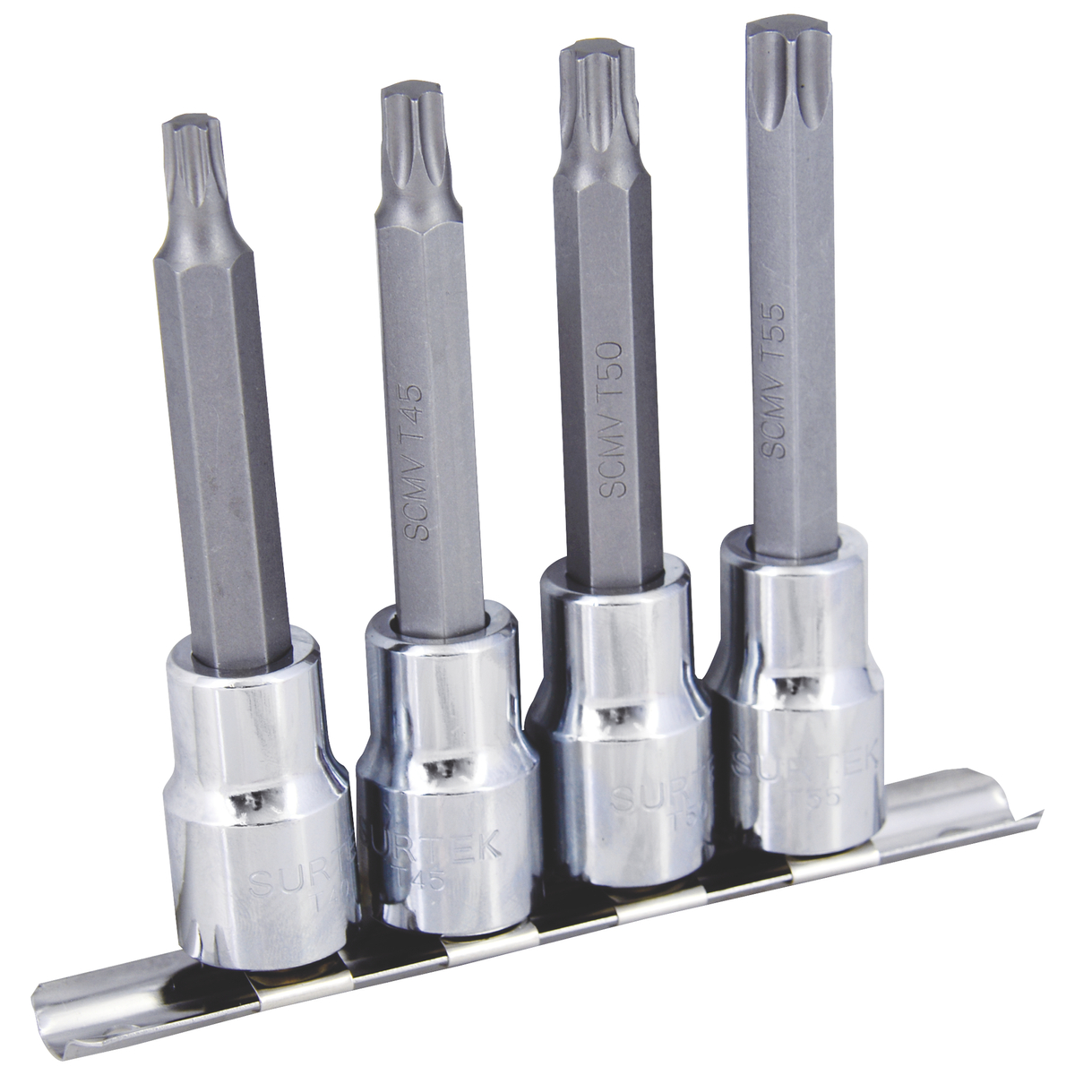 JGO 4 DADOS PUNTA LARGA TORX 1/2in SURTEK SURTEK F5800TL - Mersol Sureste México