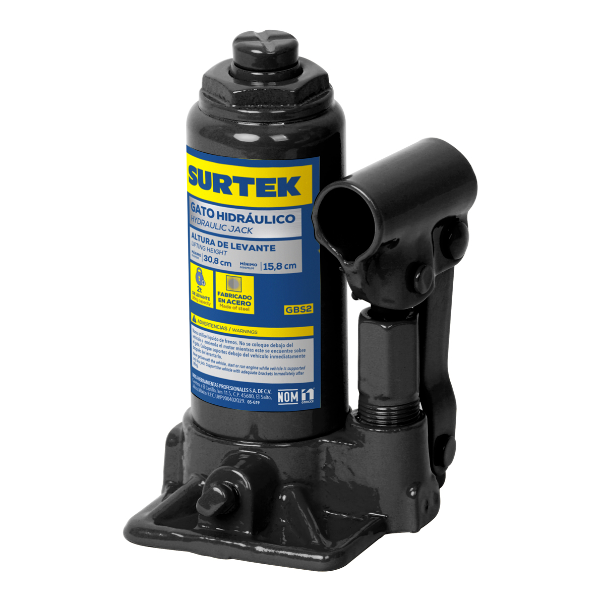 GATO DE BOTELLA 2T 137080 (pvl) SURTEK SURTEK GBS2 - Mersol Sureste México