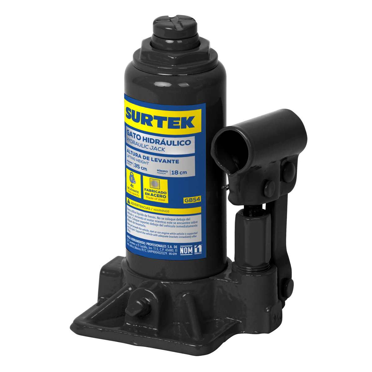 GATO DE BOTELLA 4T 137081 (pvl) SURTEK SURTEK GBS4 - Mersol Sureste México