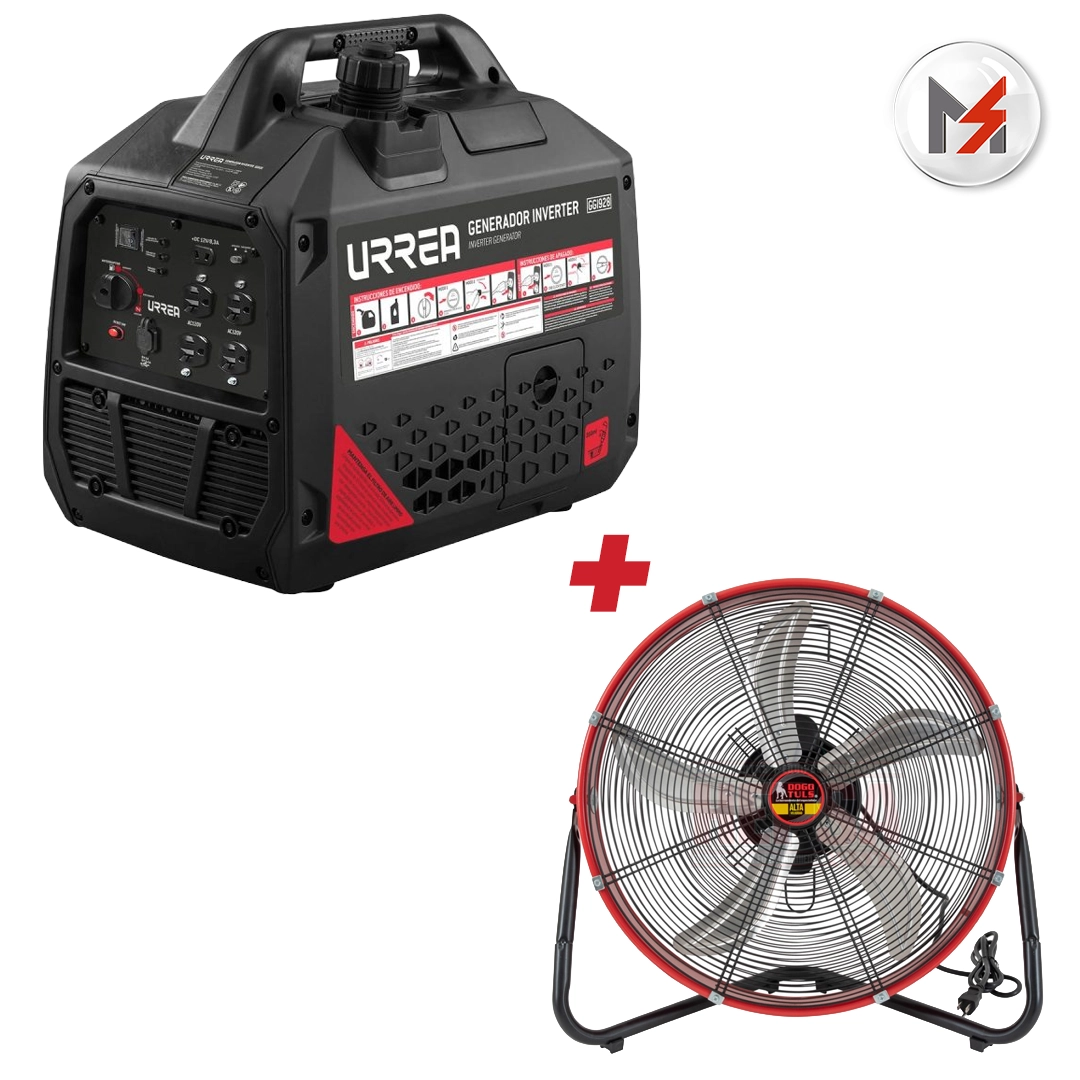 GENERADOR A GASOLINA INVERTER 2800 W 149 CC VOLTAJE DE SALIDA 120V + VENTILADOR