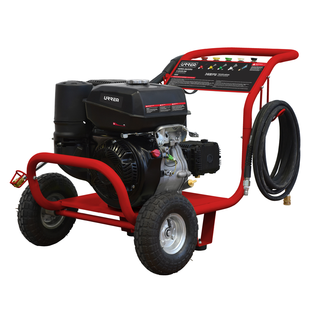 HIDROLAVADORA GASOLINA 3600 PSI 9.5 HP URREA