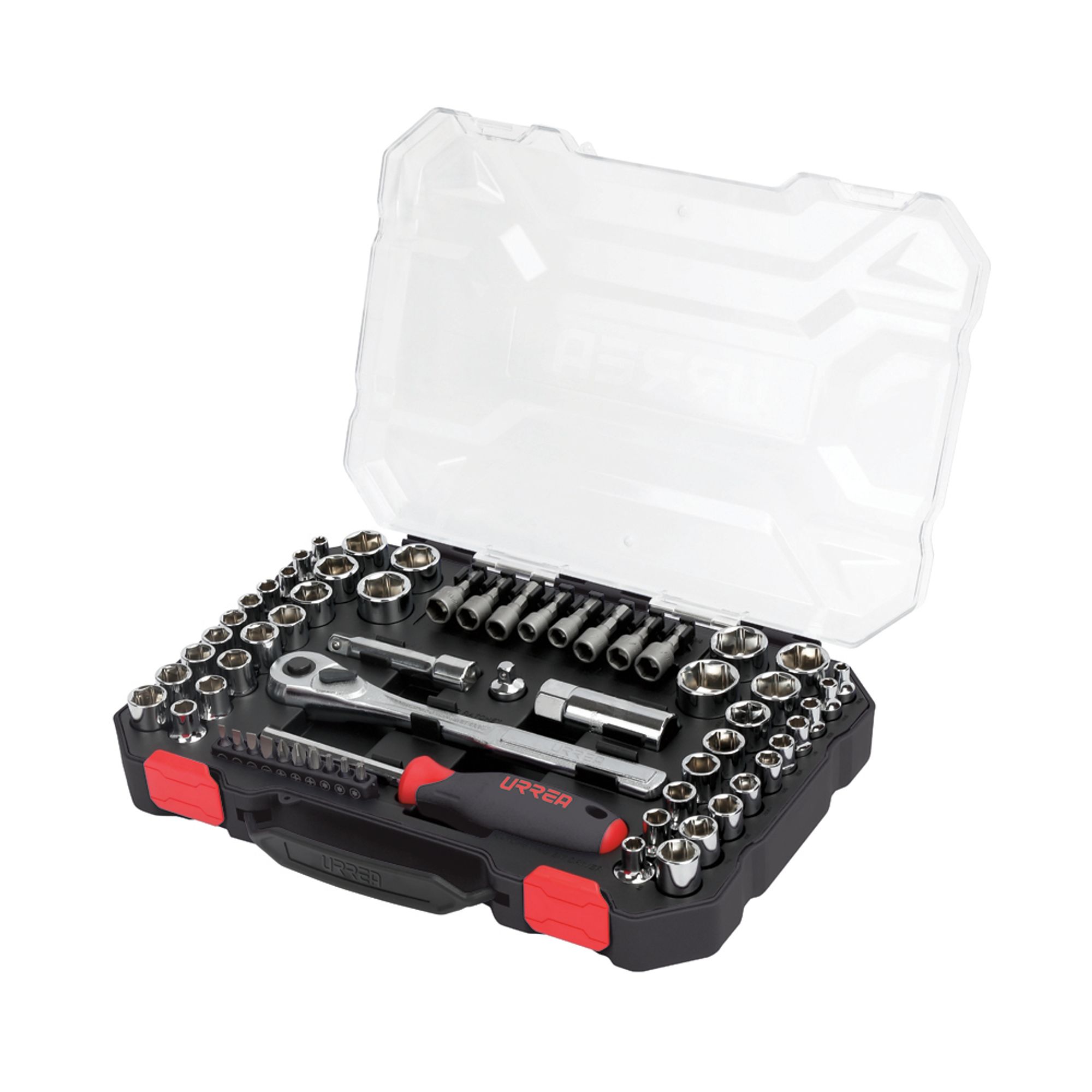 JGO. DADOS ACCESORIOS COMBINADOS 63 PZS URREA URREA JCD01 - Mersol Sureste México
