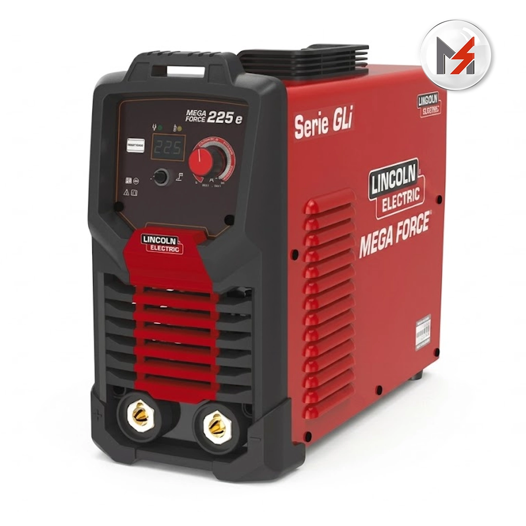 MAQ. SOLD. INVERSOR 225A 230V 1 FASE MEGA FORCE 225e LINCOLN