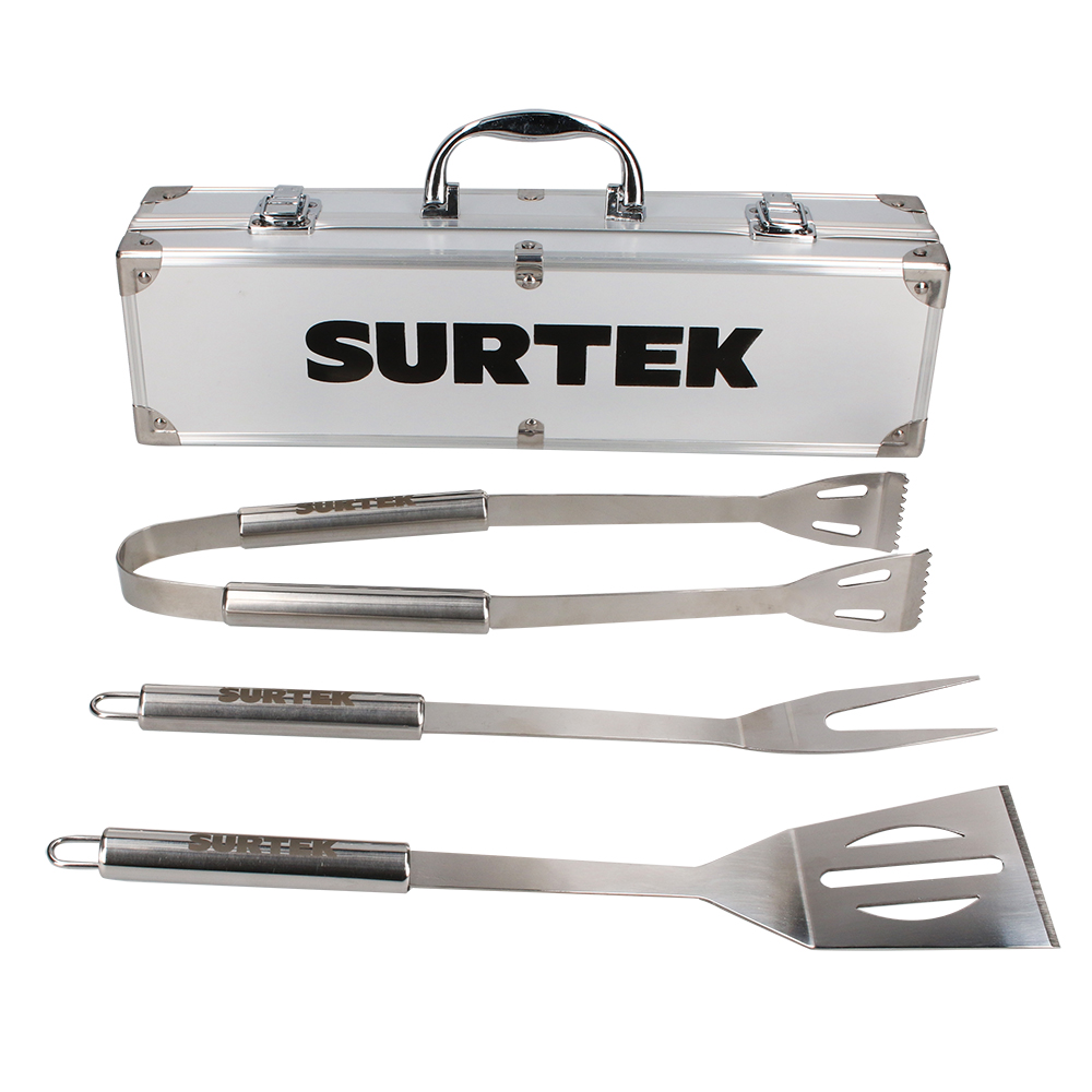 KIT DE ASADO CON ESTUCHE Y 3 UTENSILIOS SURTEK SURTEK KASA - Mersol Sureste México