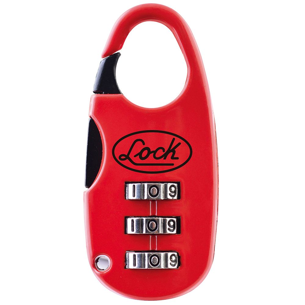 CANDADO COMBINACION DIGITAL MALETERO 20 MM ROJO LOCK LOCK L21M20PT - Mersol Sureste México