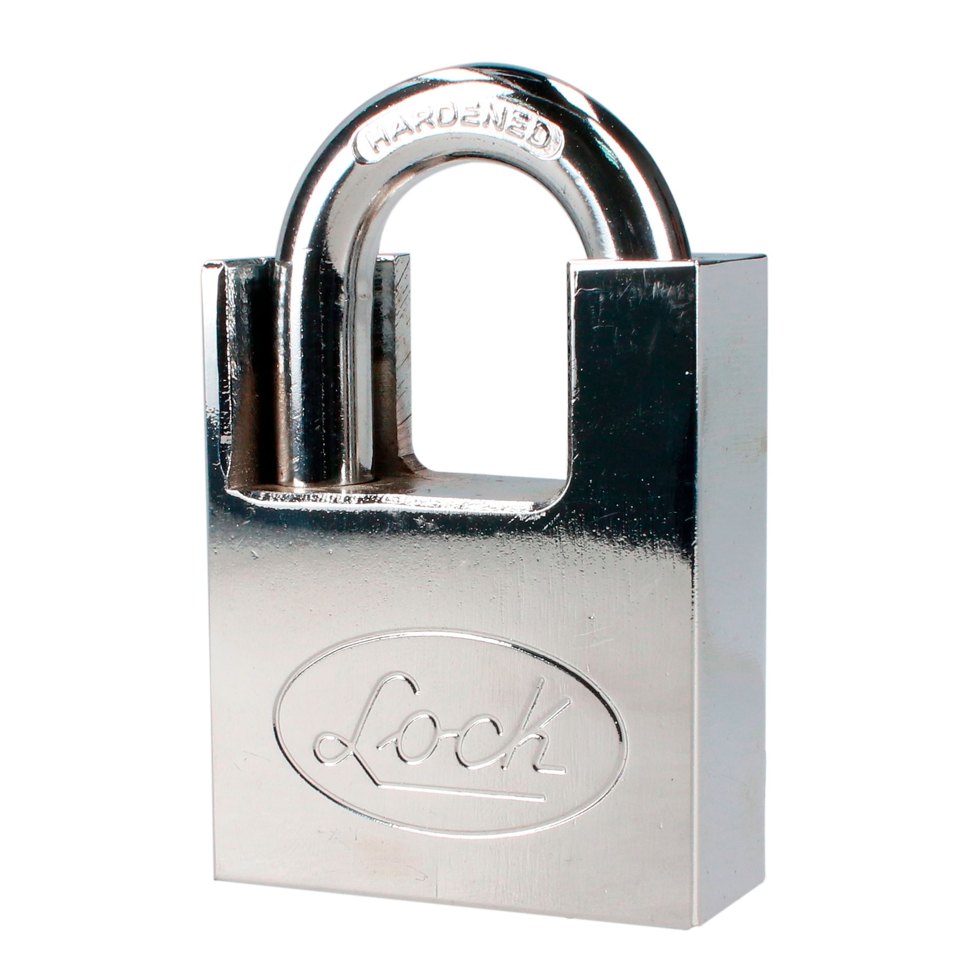 CANDADO ACERO ANTIPALANCA LLAVE DIS. 50MM CROMO SATI. X LO LOCK L22A50DCSB - Mersol Sureste México