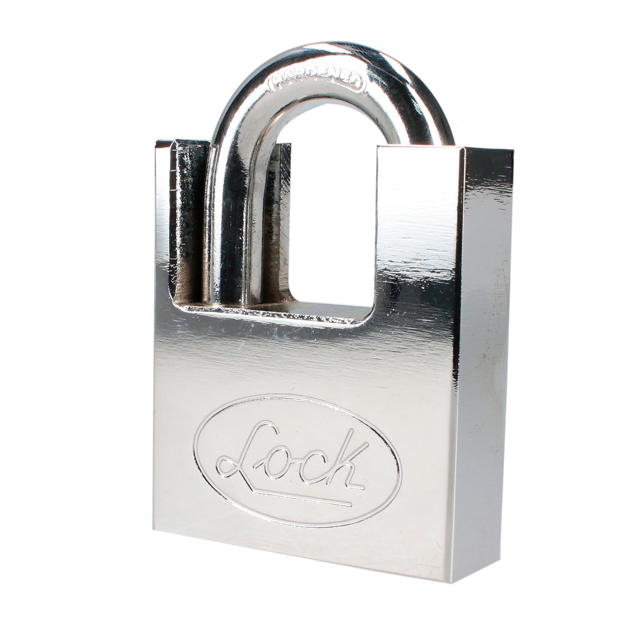 CANDADO ACERO ANTIPALANCA LLAVE DIS. 60MM CROMO SATI. X LO LOCK L22A60DCSB - Mersol Sureste México