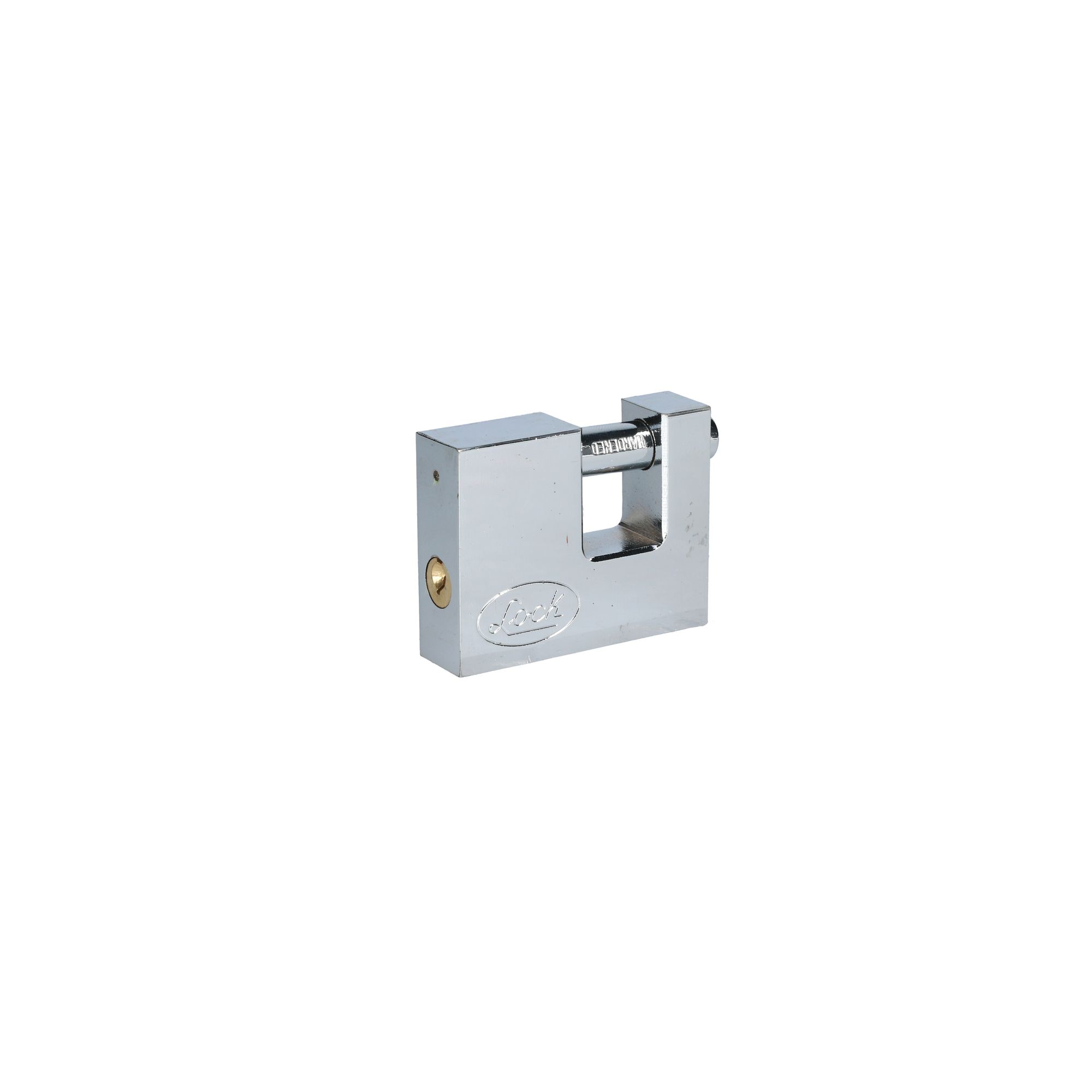 CANDADO ACERO P/CORTINA LLAVE STD. 70MM CROMO SATINADO LOCK LOCK L22C70ECSB - Mersol Sureste México