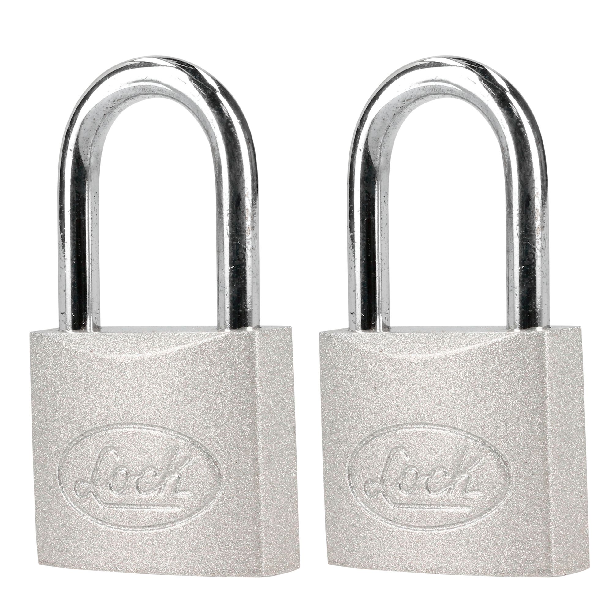 CANDADO ACERO LARGO LLAVE STD. 2PZS 45MM CROMO SATIN. X LO LOCK L22L452 - Mersol Sureste México