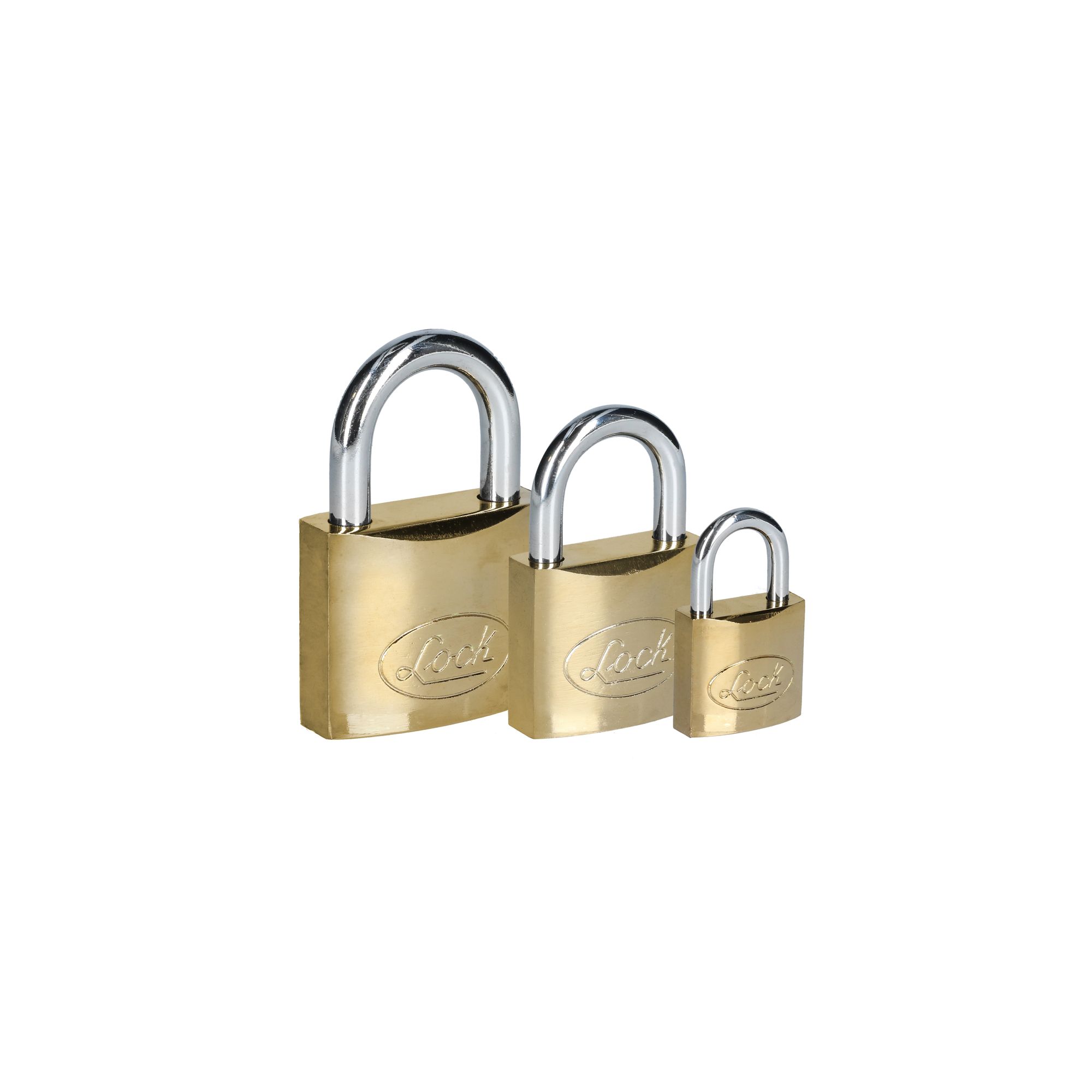 CANDADO ACERO CORTO LLAVE STD. 38MM LATONADO LOCK LOCK L22S38ELBB - Mersol Sureste México