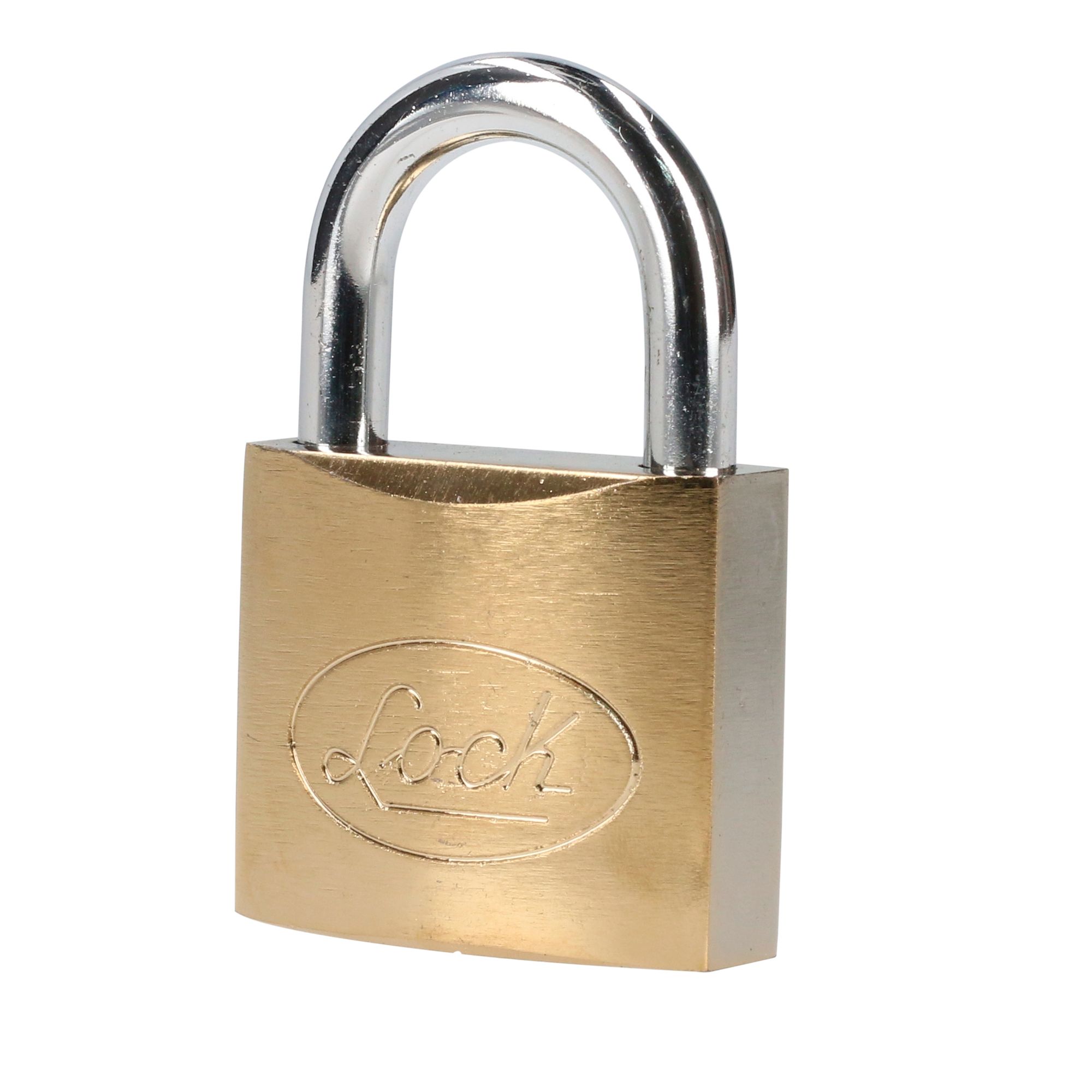 CANDADO ACERO CORTO LLAVE STD. 50MM LATONADO LOCK LOCK L22S50ELBB - Mersol Sureste México